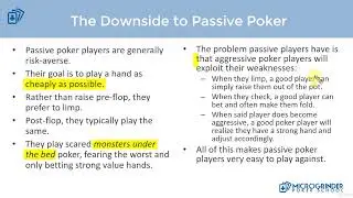 004 Aggressive Poker Is Winning Poker