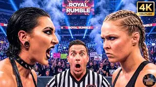 Ronda Rousey Destroys Rhea Ripley – Royal Rumble Highlights 💀 #rondarousey #rhearipley #wwe2k25