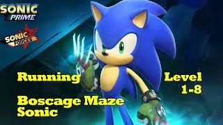 Sonic Forces Mobile: Leveling up Boscage Maze Sonic 1-8