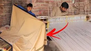 Incredible Handmade Pure Wool Shawl Making 100 process