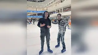 Adam & Christian Ice Skating American Dream Mall New Jersey 2022