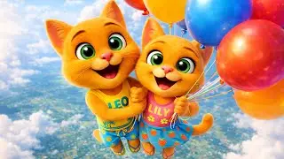 Leo and Lily Save the Day | Friendship & Helping Song for Kids | Cats Family 3D