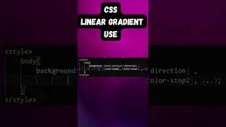 How To Use | Linear-Gradient | Html Css