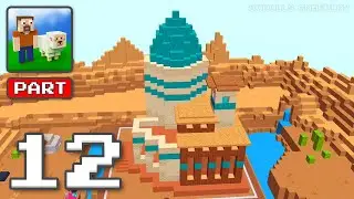 CubeCrafter - Gameplay Walkthrough Part 12 - Gather Resources to Expand Your Land (iOS, Android)