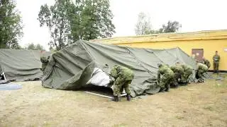 Operation UNIFIER - Tents setup