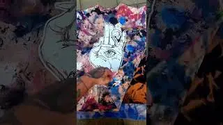 Hand Of Dope Tie Dye  #batik #punk #punkrock #metal #dope #art #artwork #siebdruck #screenprint