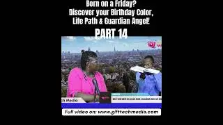 🎉Born on a Friday? THIS is Your Color, Career Path & Guardian Angel! 👼💼✨ | PART 14
