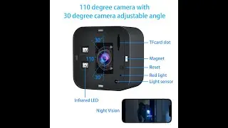 Wide Angle Wall Charger WIFI Camera with Night Vision IOTliving app