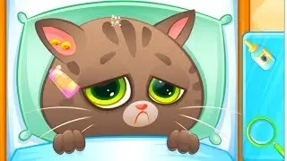 BUBBU GAME APP - BUBBU THE CAT AT THE HOSPITAL  TAKING CARE OF BUBBU PLAYING WITH BUBBU - MINI GAMES