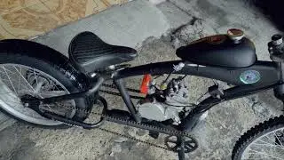 Home build ( 2-stroke 80cc Engine from Lazada ) II Motorized Chopper Bike