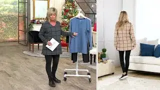 Cuddl Duds Comfortwear Tunic & Legging Lounge Set on QVC
