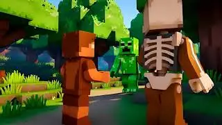 Steve&rsquo;s Big Minecraft Adventure 🌈 | Fun Action Story for Kids