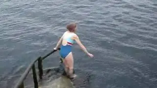 Wild swim: Fiona swims at Forty Foot, Dun Laoghaire, Ireland