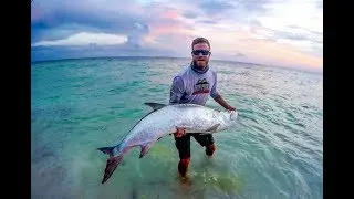Florida Tarpon Fishing From The Beach!