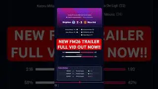 NEW FM26 TRAILER #fm26 #fm24 #fm26trailer