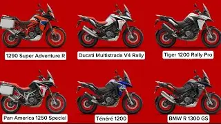 KTM 1290 vs Ducati V4 Rally vs Triumph Tiger vs Harley Pan America vs Yamaha vs BMW GS