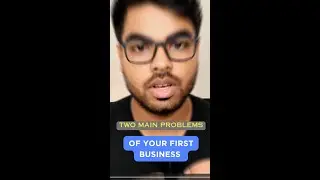 Two main problems of your first business | Samarjit Ghosh #business #businesscontent #businesstips