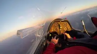EFS@Antony Heiman Beautiful Glider Sunset Flight :-)