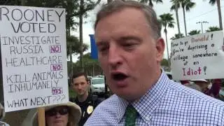 Indivisible Rally Compels Rep Rooney to Hold Town Hall Meeting