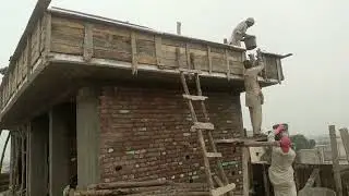 RCC Parapet Wall Construction #construction #ytshorts