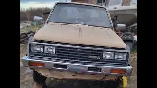 1984 Nissan 720, manual swapped cold start