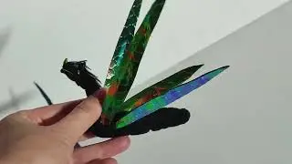 Dragonfly dragon. Fairy dragon. Dragon toy, amphipter.Дракон стрекоза. Сказочный дракон.