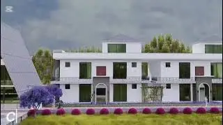 Azmatullah Architecture and Interior designing presenting view of 5star hotel in 3D sketch