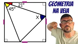 UMA SIMPLES CONSTRUÇÃO AUXILIAR RESOLVE ESSA QUESTÃO/GEOMETRIA PLANA/CONCURSOS MILITARES/MATEMÁTICA