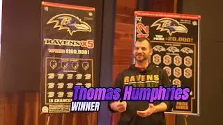 Maryland Lottery Ravens Season Tickets for 20 Years Winner!