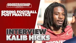 SPRING PRACTICE: Kalib Hicks Post Practice 4/12
