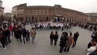 Flashmob Place Kléber Strasbourg 6 AVril 2013