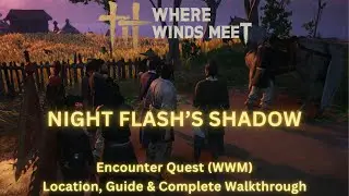 Where Winds Meet - Night Flash&rsquo;s Shadow | Encounter Quest Location, Guide & Complete Walkthrough