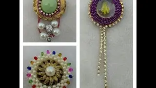 SILK THREAD FANCY SAREE PINS.
