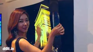 LG display unveils 1mm thick 'Wallpaper TV'