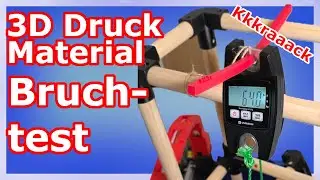 Wie viel Kraft bis PLA, ASA, Nylon und andere Materialien brechen | Belastungstest von 3D Material