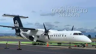 Full flight - Air NZ Q300 and spotting