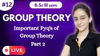 Math on Tips ( Anjali Ma'am)  is live!! GROUP THEORY | PYQ's OF GROUP THEORY  | PART 2