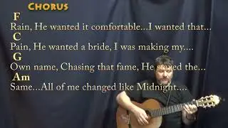 Midnight Rain (Taylor Swift) Strum Guitar Cover Lesson in C with Chords/Lyrics #midnightrain