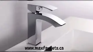 MAX Faucets | Waterfall Bathroom Faucet Single Handle Chrome Finish