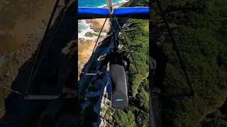 20+ people watching and filming me launch, that's nerve-racking #aviation #flying #hanggliding