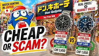 Don Quijote Watches in Japan &mdash; Real Prices vs Market Value