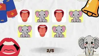 RİTME G&Ouml;RE S&Ouml;YLE - SEVİYE 1 - PİL ZİL DİL FİL - DİL OYUNU (Say the Word on Beat)