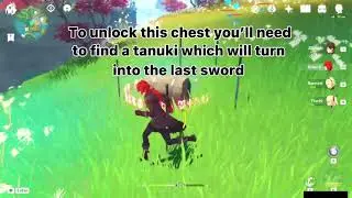 How to unlock the chest surrounded by swords in Higi Village | Genshin Impact |