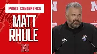 Nebraska Football Head Coach Matt Rhule meets with the media on Saturday night I GBR
