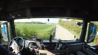 POV Driving Man Tgx18.500 - from Modena to Rovigo Italy, Cockpit view 4K