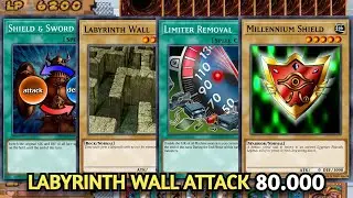 Yu-Gi-Oh! Power of Chaos Joey The Passion | LABYRINTH WALL Attack 80.000 !