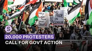 Protesters flock to Auckland streets, demand Govt take stronger stance against Israel | Stuff.co.nz