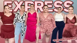 NEW Hits & Misses from EXPRESS for Plus Size  - TRY ON HAUL | Sarah Rae Vargas