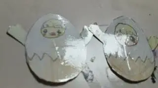 로베님 계란이 와타시 스퀴시 만들기 힘들다유ㅠ(가위로 잘랐는데 잘른 영상을 못찍었슴다)