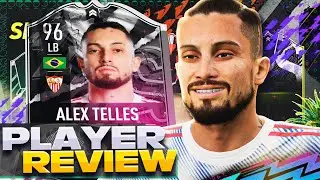 FIFA 22 | ALEX TELLES 96 - SHOWDOWN PLAYER REVIEW I FIFA 22 ULTIMATE TEAM